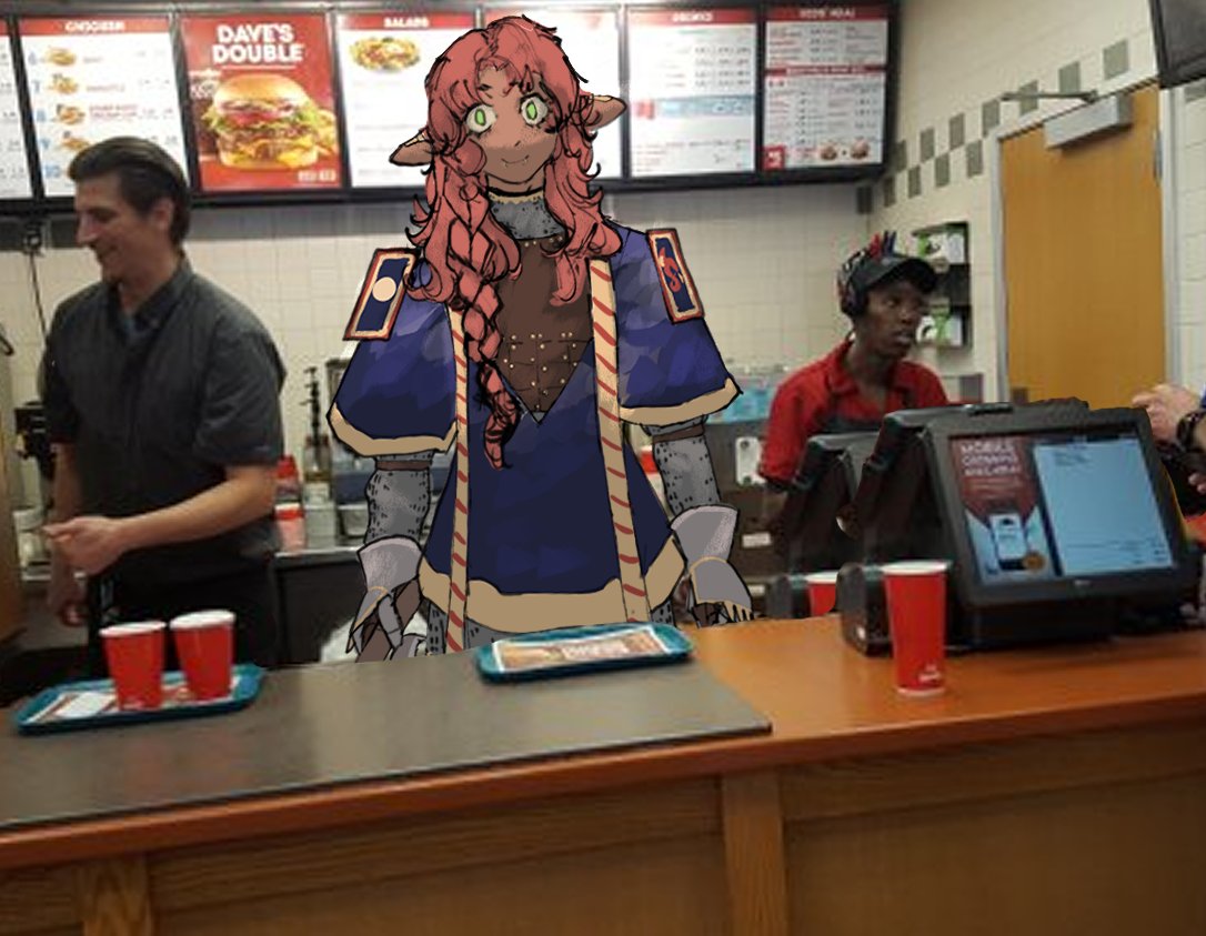 zweihope's tweet photo. Do you trust Helia P Sorbet with your order?

also hello https://t.co/XGS7BwGdIm
