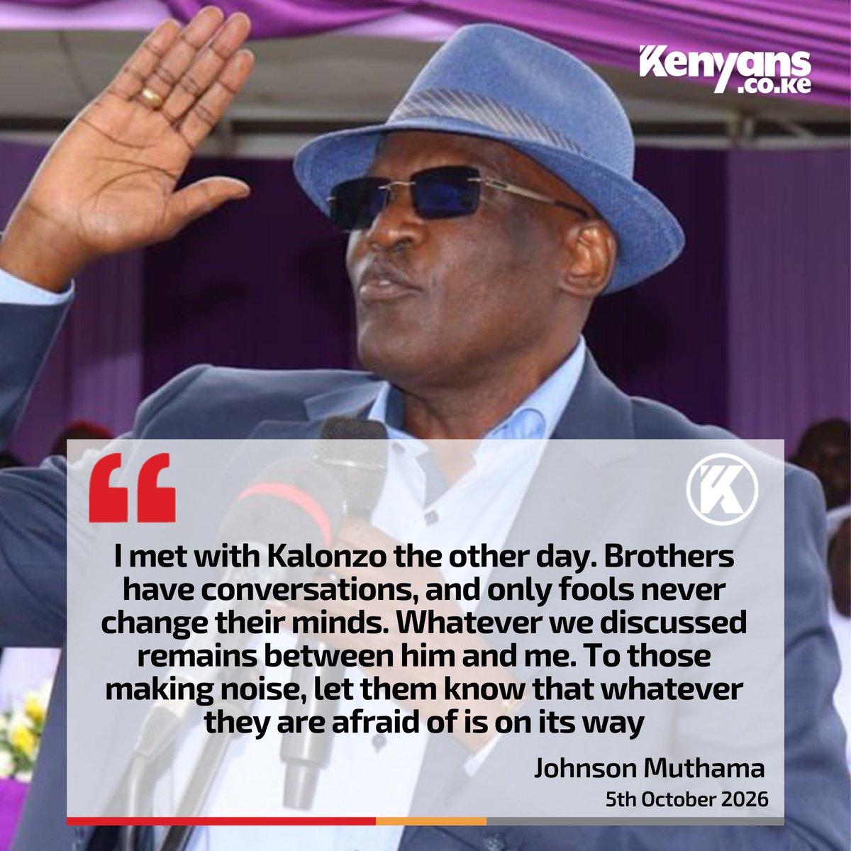 nmdancan's tweet photo. Kalonzo stands as the class rep of the most uninspiring and least consequential politicians in Kenya. No big achievement to show after spending 4 decades in the game. I wonder where Muthama gets the entitlement to say such hopeless words. https://t.co/Ud5iicUBiQ