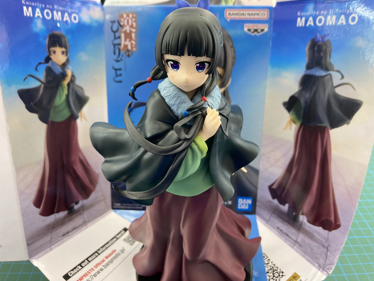 GiGO_Sendai1's tweet photo. 【本日入荷✨】

『ＴＶアニメ『薬屋のひとりごと』　猫猫　フィギュア～ポンチョ～』

入荷しました🎵
当店でお待ちしております！💡

#薬屋のひとりごと
#GiGO仙台一番町 https://t.co/FOijv8ogtE