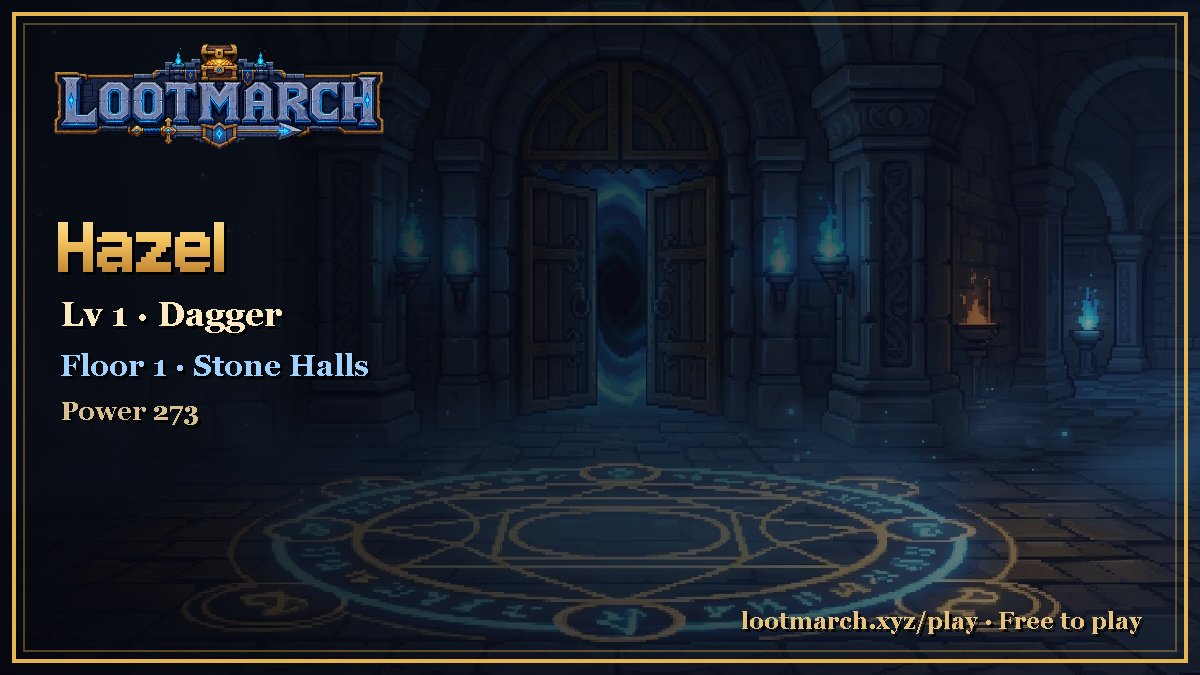 yaboiuge's tweet photo. Idle hero, busy dungeon. My Dagger cleared rooms while I was away. 😴⚔️
@PlayLootMarch https://t.co/mYiFnVp1er
