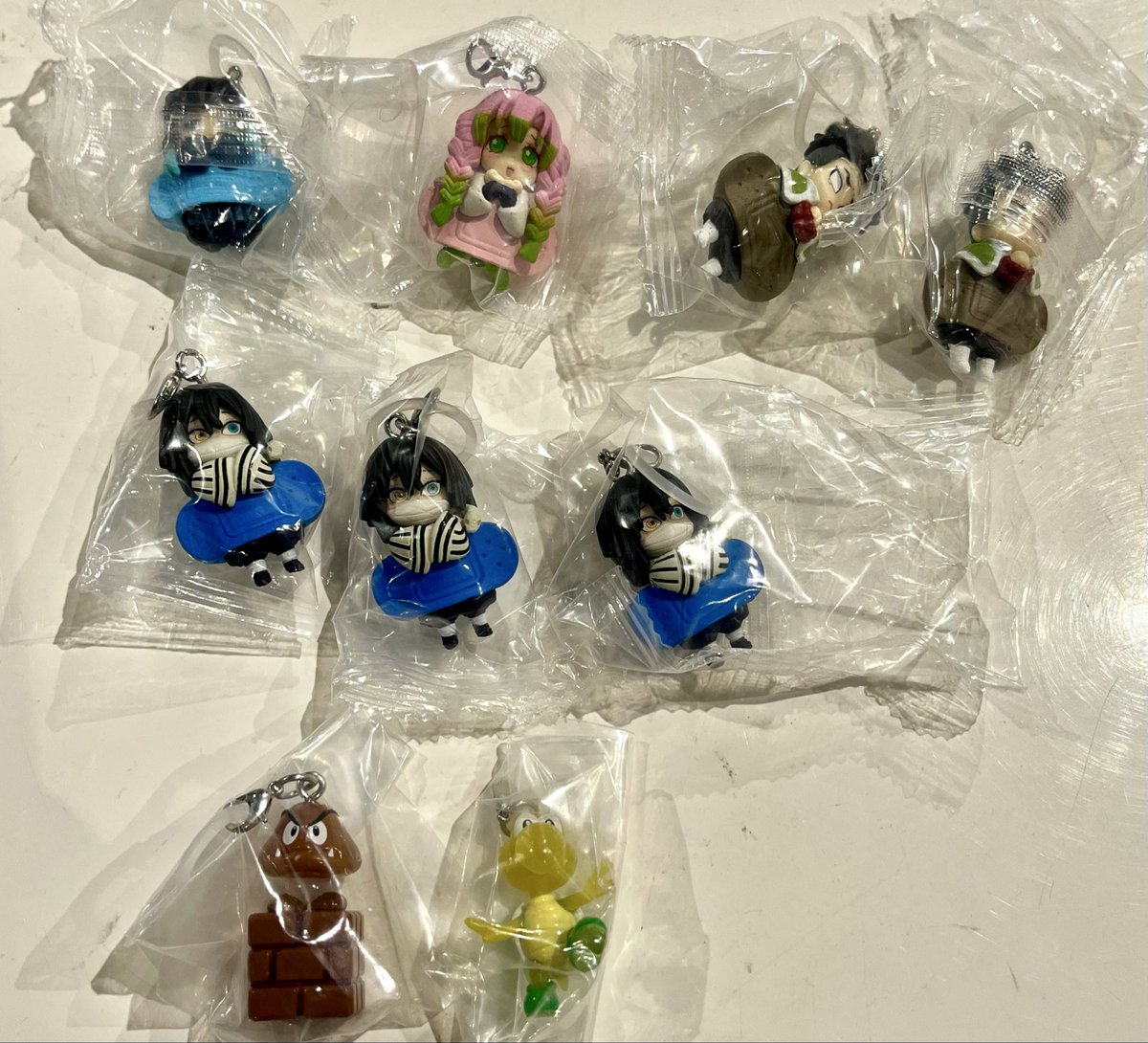 yk_kimeju's tweet photo. 【交換】 鬼滅の刃 キャラばんちょうこう めじるしマスコット 参

譲
*無一郎 *蜜璃 行冥 伊黒 (異種) クリボー ノコノコ

求
実弥

本日池袋手渡し または郵送
*は無印含む方優先。検索からもよろしくお願い致します。 https://t.co/WsNwsDL4fH