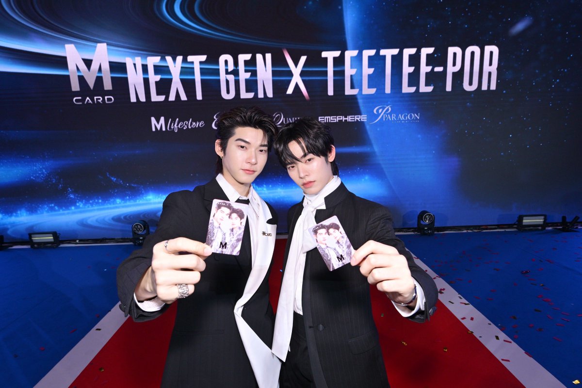 StarDelight_ent's tweet photo. “ตี๋ตี๋–ป๋อ” คู่ฮอตมาแรง ขึ้นแท่น M CARD NEXT GEN BRAND AMBASSADORS ส่งพลังคนเจนใหม่ เชื่อมทุกไลฟ์สไตล์ สู่ประสบการณ์ที่มากกว่าการช้อปปิ้ง

#MCardxTeeteePor #MCardNextGenxTeeteePor #MCard  #TeeteePor #TheMallGroup #Themalllifestore 

อ่านเพิ่มเติม
https://t.co/jO307EpP8S https://t.co/CjLaKLTGxq
