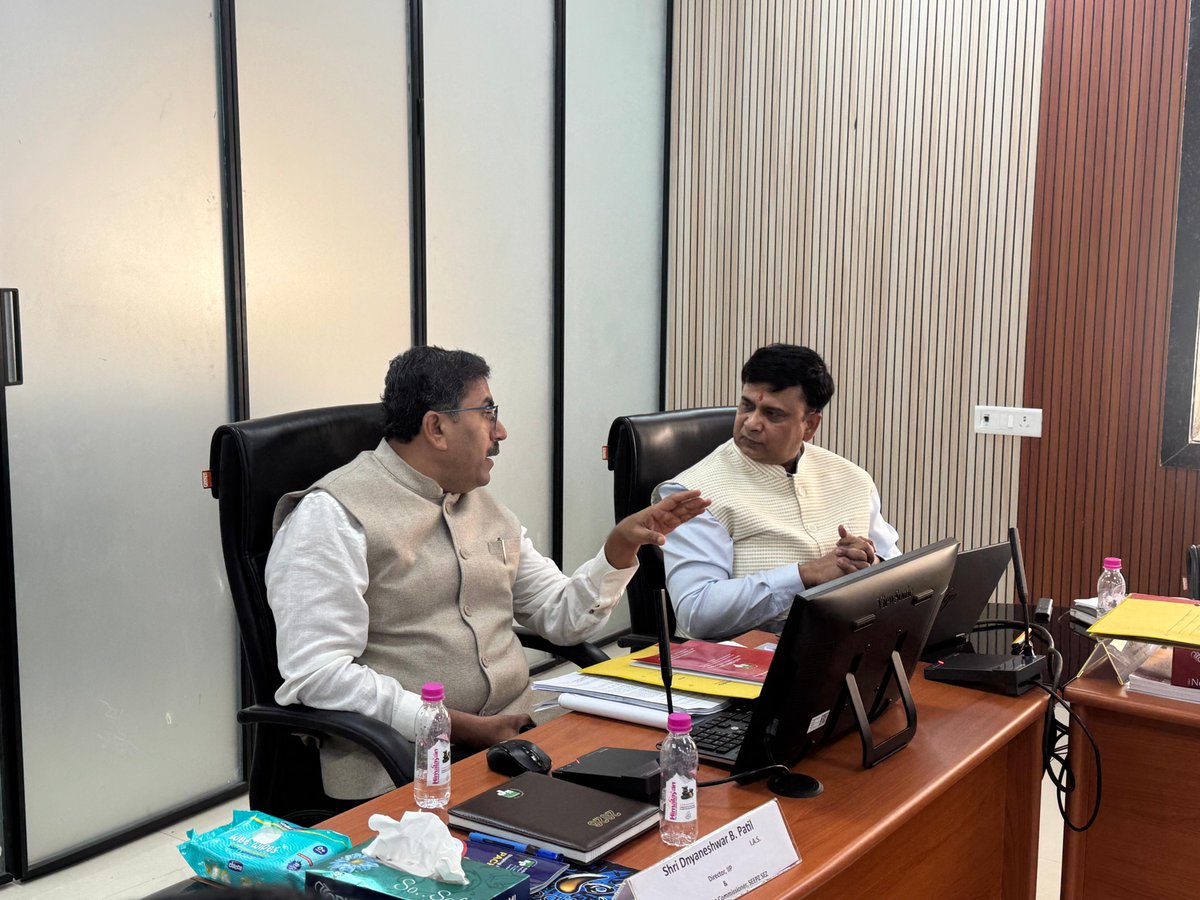 IIP_Packaging's tweet photo. Director, IIP Reviews Progress at IIP Lucknow

Shri Dnyaneshwar B. Patil, IAS, Director, Indian Institute of Packaging (IIP), visited the IIP Lucknow Centre to review its academic activities, infrastructure development and ongoing initiatives. He interacted with faculty, staff and stakeholders and reviewed academic programmes, training, laboratory facilities, industry engagement and future development plans. The Director inspected the ongoing construction work under the TIES Scheme and directed that the remaining works be completed by the end of November, as mandated by the Ministry, with due emphasis on quality, functionality and future requirements.

The review was attended by Shri Badri Prashad, Executive Engineer, Uttar Pradesh Small Industries Corporation (UPSIC); Shri Gaurav Vivek, Assistant Commissioner, Export Promotion Bureau (EPB); Ms. Deepa Rao, representatives of IEDUP; and faculty members of IIP Lucknow.

Prof. (Dr.) Tanweer Alam, In-Charge, IIP Lucknow Centre, presented the Centre’s key achievements and initiatives. The Director appreciated the progress and emphasized strengthening academic quality, infrastructure, student support and industry collaboration.

The visit concluded with discussions on further strengthening IIP Lucknow as a centre for education, training, testing, research and industry support.

The visit concluded with discussions on further strengthening IIP Lucknow as a centre for education, training, testing, research and industry support.