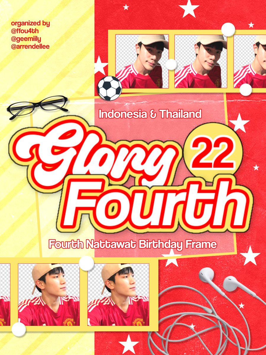 arrendellee's tweet photo. 𝗚𝗟𝗢𝗥𝗬 𝗚𝗟𝗢𝗥𝗬 𝗙𝗢𝗨𝗥𝗧𝗛 𝟮𝟮 ⚽️🔴

Photobooth Event by:
@ffou4th @geemiily @arrendellee

🗓️ October 2026

Available in:
🇮🇩 Indonesia &amp; 🇹🇭 Thailand

Tag us and share your memories with:
#GloryFourth22

Check thread for more details ⬇️ https://t.co/wEsIH1WyGV