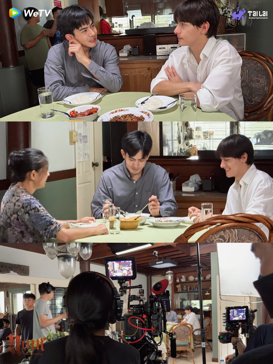 NOURTheSeries's tweet photo. A little more from BTS #NOURTheSeriesEP8  🎬

All Night Long

#นูร์เดอะซีรีส์ #NourTheSeries
#WeTVOriginal #WeTVth
Tailai TailaiEntertainment https://t.co/zt9XdiRp40
