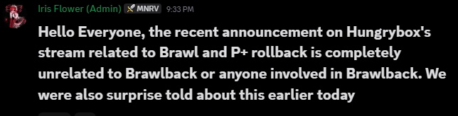 john_was_banned's tweet photo. "Thanks to the Brawlback team for leading the way"

Let's address the elephant in the room first Juan https://t.co/WplQcYw7fR