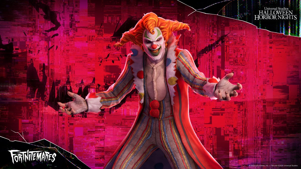 Fortnite's tweet photo. *JUMP SCARE* Jack The Clown is now in the Shop 🤡 https://t.co/4ibeF0UORA