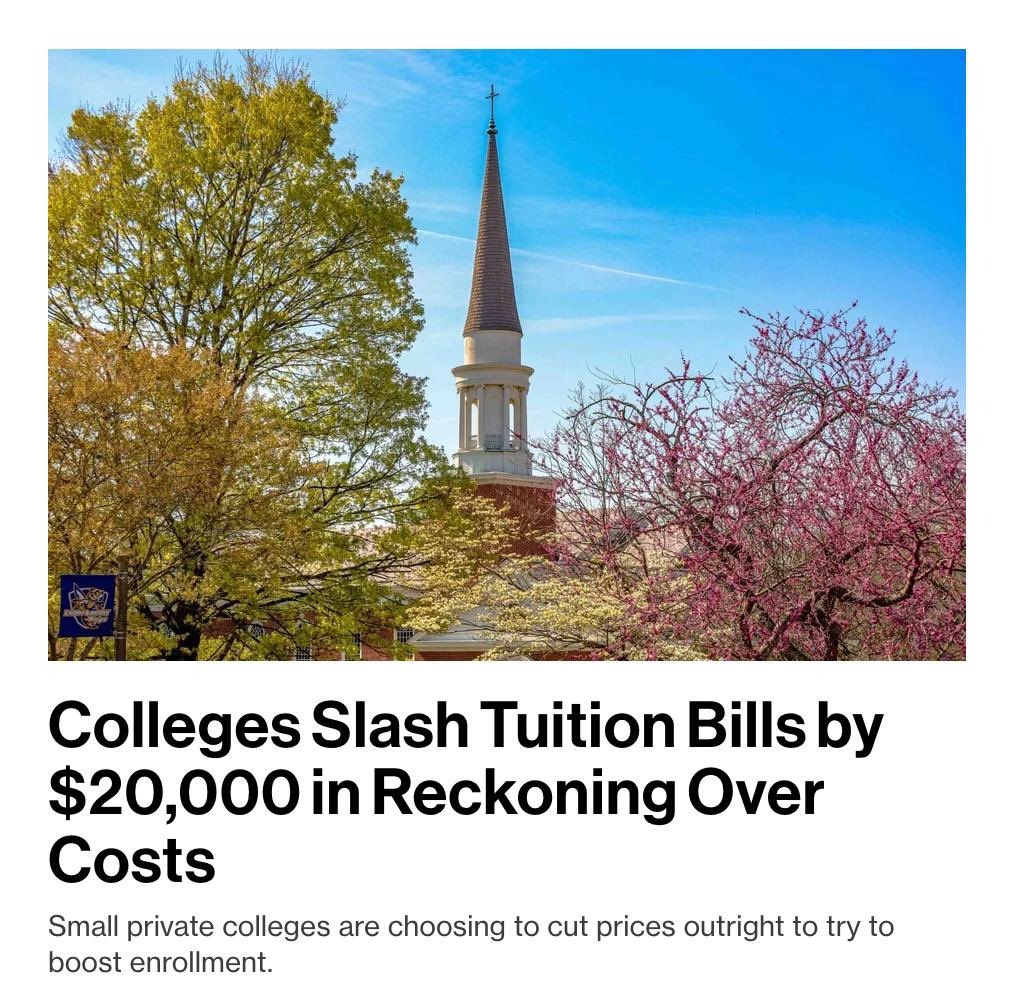 ErikaDonalds's tweet photo. Unlimited loans allowed colleges to charge unlimited prices.

@EDSecMcMahon put caps in place, and suddenly, schools found room to cut tuition by $20,000.

The taxpayer blank check is OVER. https://t.co/9c4jGK4wwz