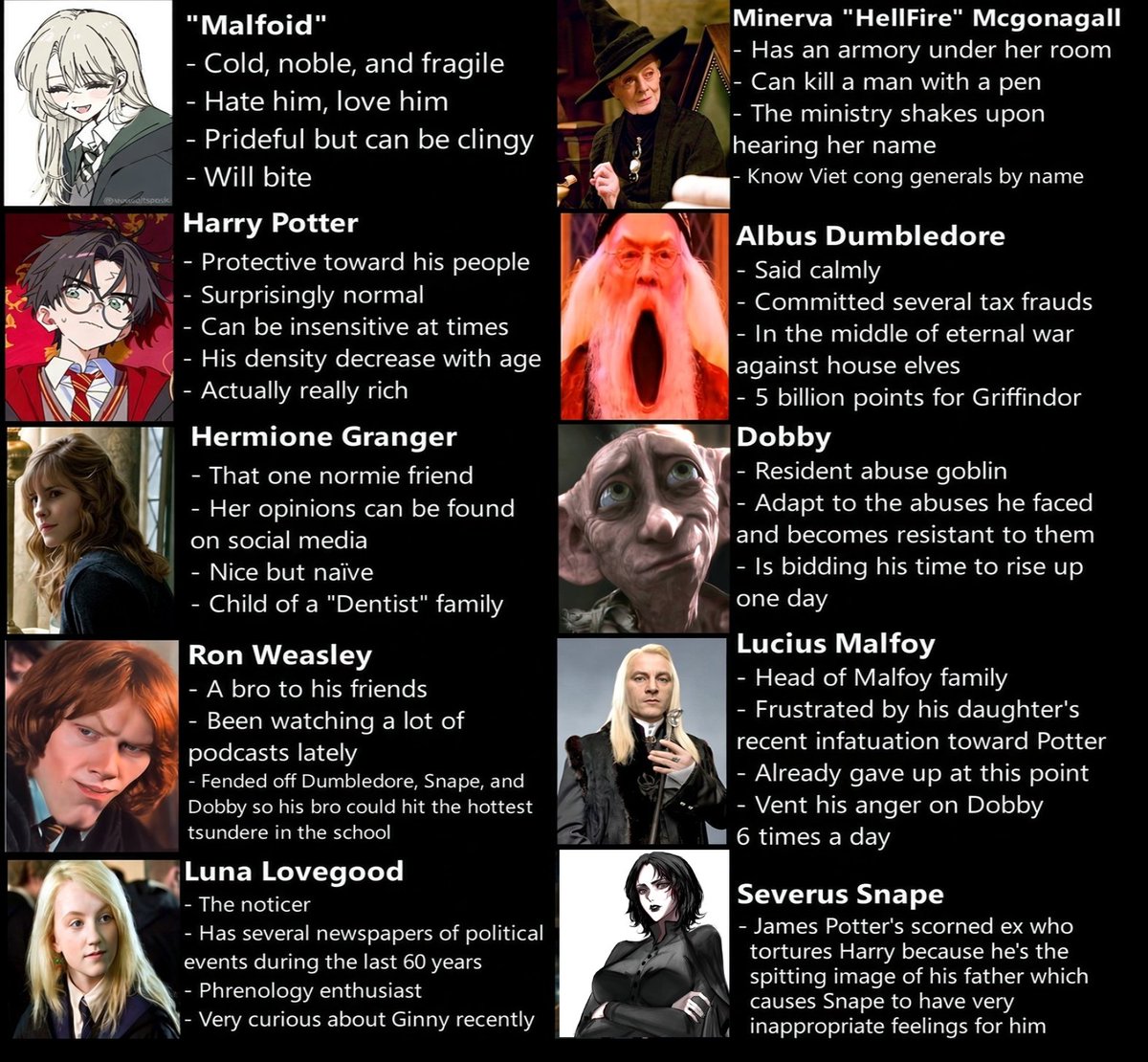 ShitpostRock's tweet photo. The fans really wrote a better Harry Potter than JK Rowling https://t.co/8Ra0naKFOC