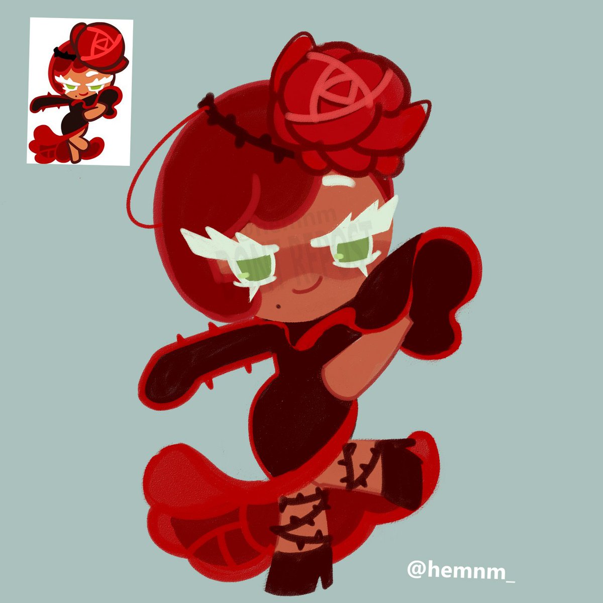 hemnm_'s tweet photo. red #rosecookie https://t.co/s8psWsZG1W