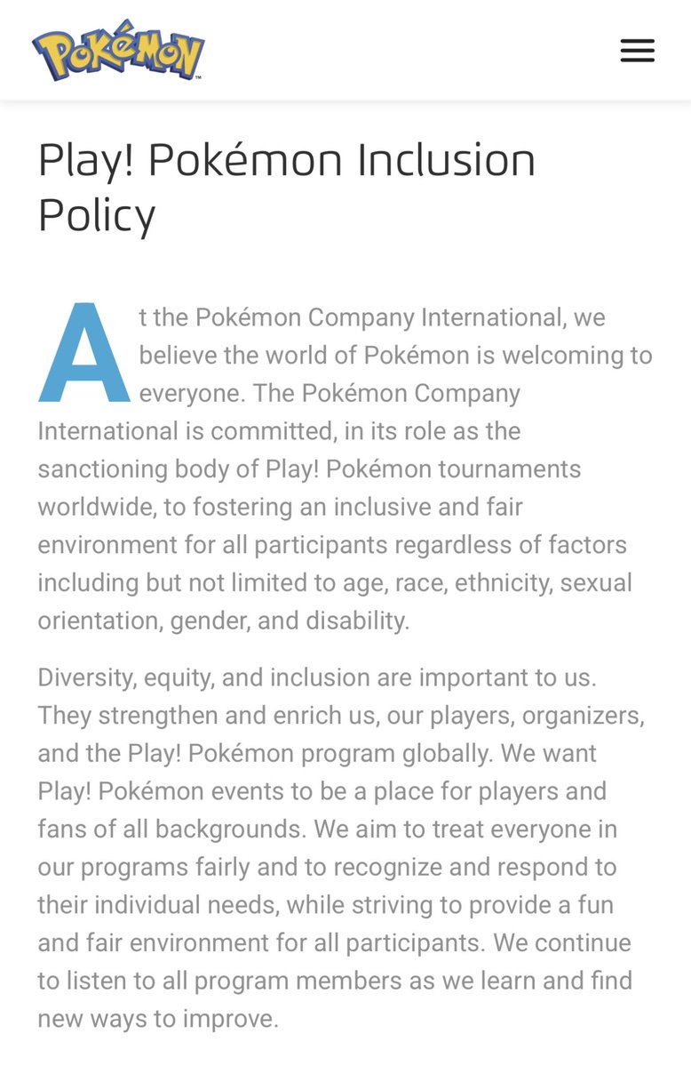 jen_tcg's tweet photo. Play! Pokemon has an inclusion policy. 

Konami has a community code of conduct. 

Don’t let anyone make you feel unwelcome for who you are. 🏳️‍🌈 https://t.co/oK8VbKCM58