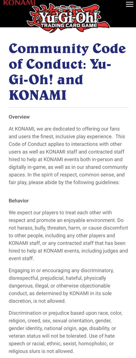 jen_tcg's tweet photo. Play! Pokemon has an inclusion policy. 

Konami has a community code of conduct. 

Don’t let anyone make you feel unwelcome for who you are. 🏳️‍🌈 https://t.co/oK8VbKCM58