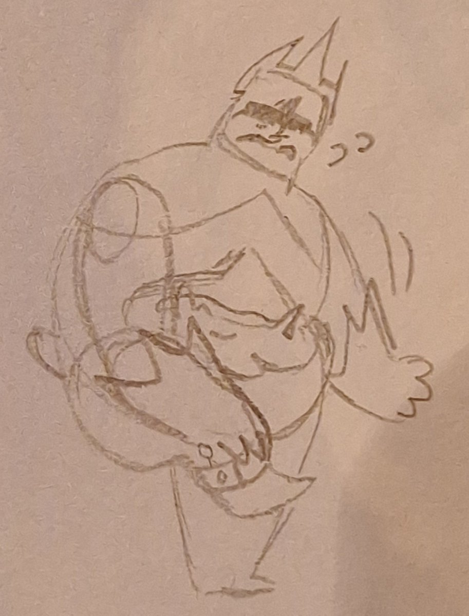 SpadeCardKing's tweet photo. *He's out of the cell. Out and in the open where he probably Should Not Be, fiddling with something on his leg that's beeping. He can't get it off.* https://t.co/hB7JfkwYnz