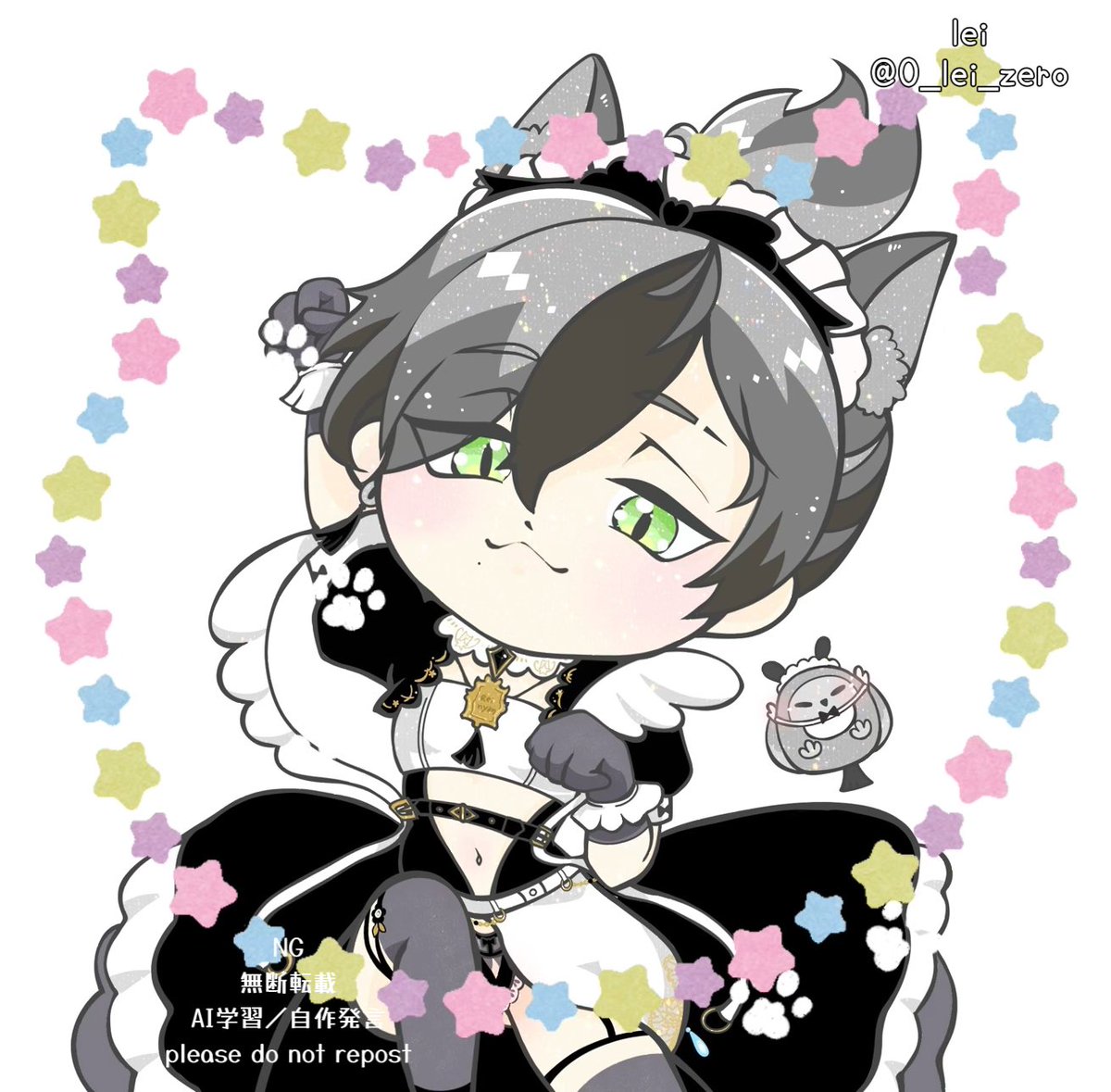 0_lei_zero's tweet photo. スパークにて、
えちえちごろにゃんこシール再販します♡
ฅ^•ω•^ฅにゃん https://t.co/3HppJVR7g5