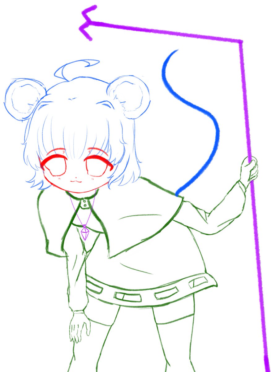 g59dolly's tweet photo. nazrin sketch https://t.co/FJdAEolVzt