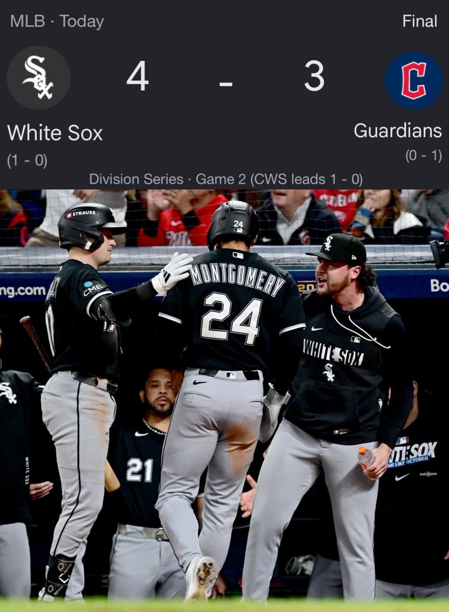 barstoolchicago's tweet photo. THE CHICAGO WHITE SOX ARE COMING HOME TO THE SOUTHSIDE WITH A 2-0 LEAD https://t.co/iCy1U59XdR