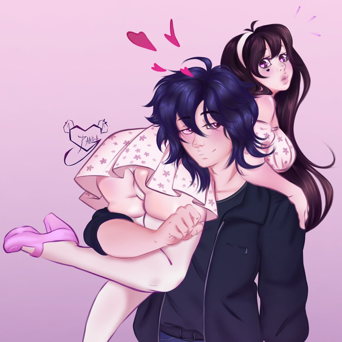 Gotic_Panda's tweet photo. Qué lindo es el Amor 🥰💜🖤✨️
#artcommission #artwork #artpareja 
#opencommission https://t.co/fH5DUXOVFz