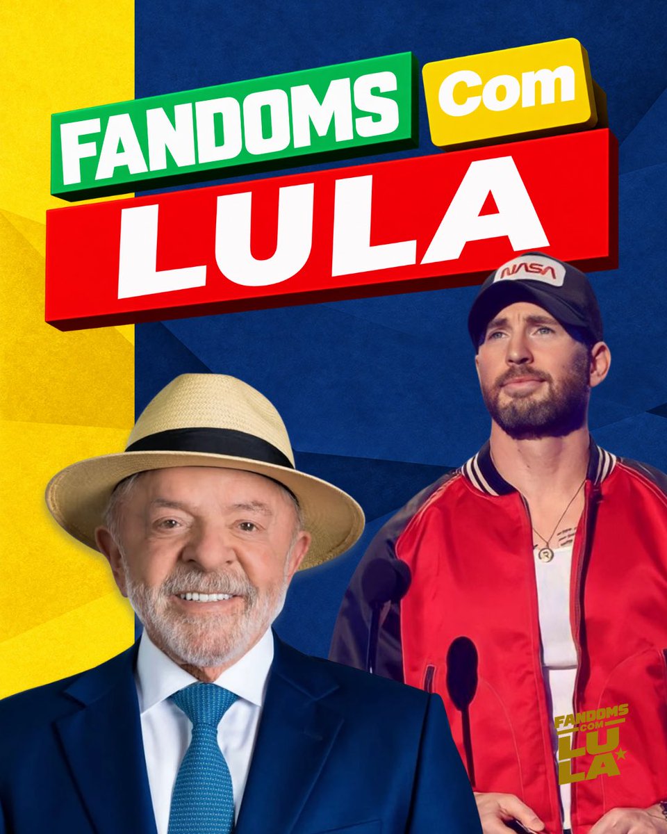 brchrisevans's tweet photo. Quando nos unimos, nossa voz ganha ainda mais força. Seguimos juntos por um Brasil mais justo, democrático e com esperança de um futuro melhor para todos.

Fandom também é espaço de participação. E nós vamos fazer a nossa parte. ⭐️

O segundo turno é com Lula!
#FandomsComLula https://t.co/7mcDSr7Lij