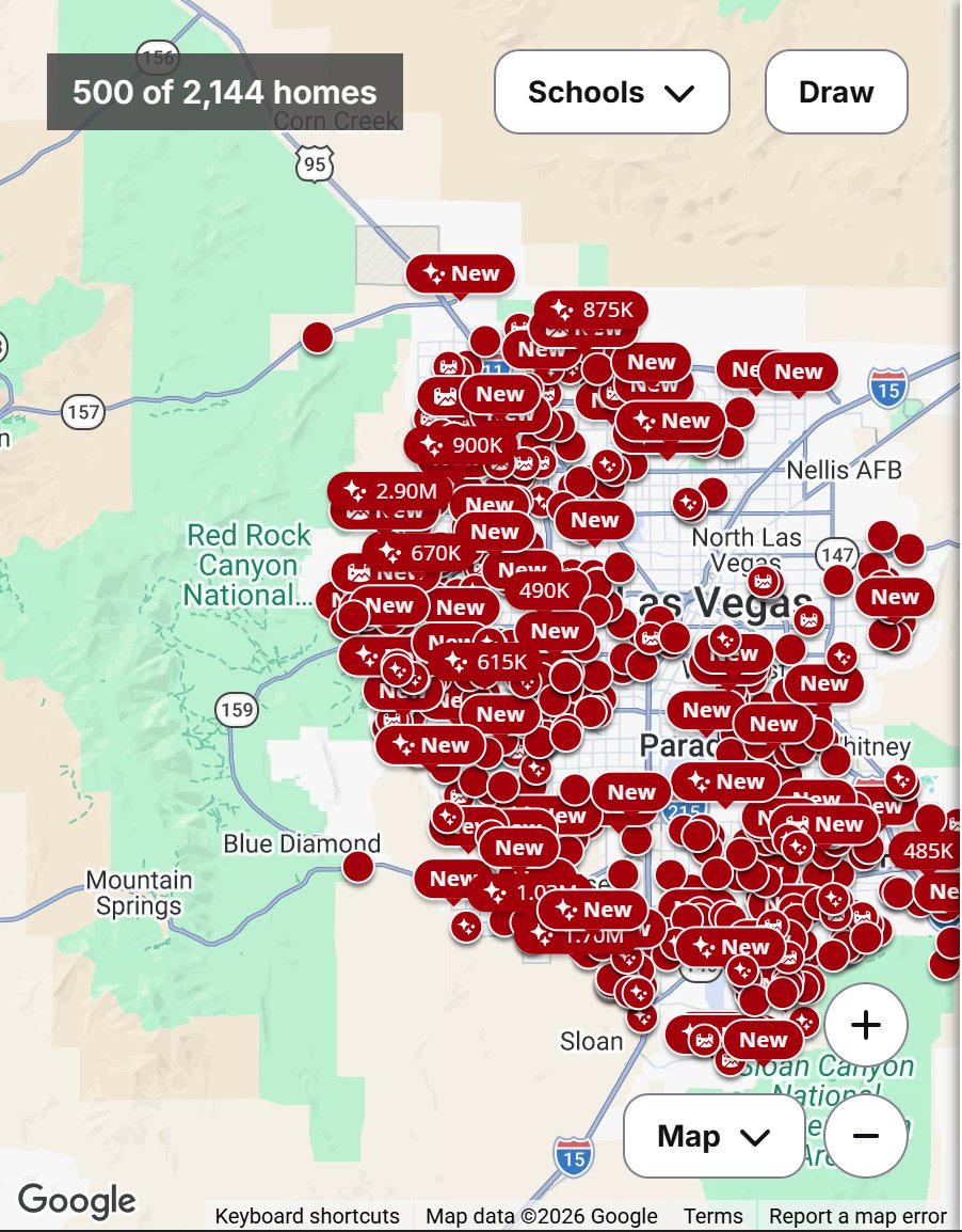 TheMaverickWS's tweet photo. Las Vegas Housing Market Update (Leading Indicator):
The mass dumping before the crash begins... https://t.co/uG9YYGruSe
