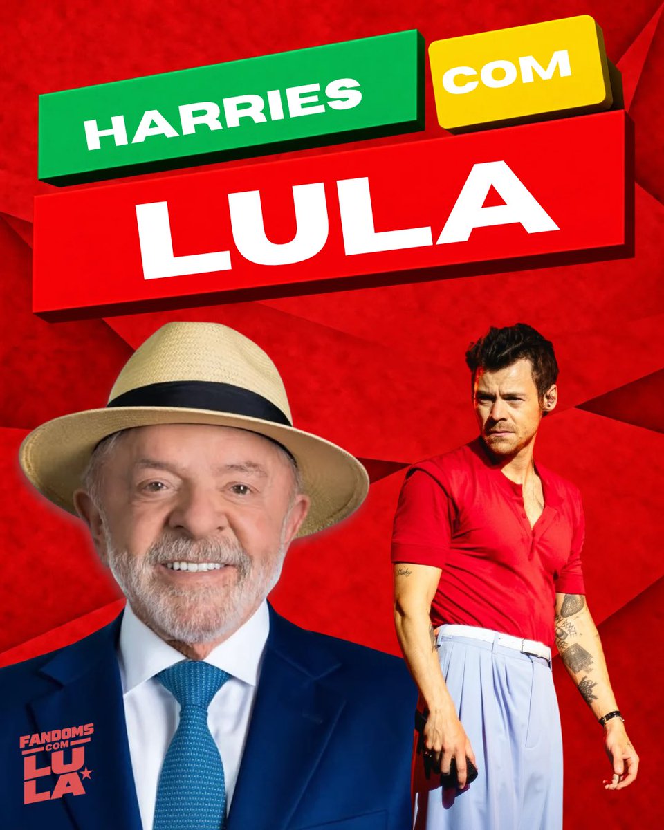 hstbrasil's tweet photo. Harries com Lula! ⭐️❤️

Seguimos juntos, defendendo um Brasil mais justo para todos.

SEGUNDO TURNO É LULA

 #FandomsComLula https://t.co/Kn2AxzpxZa