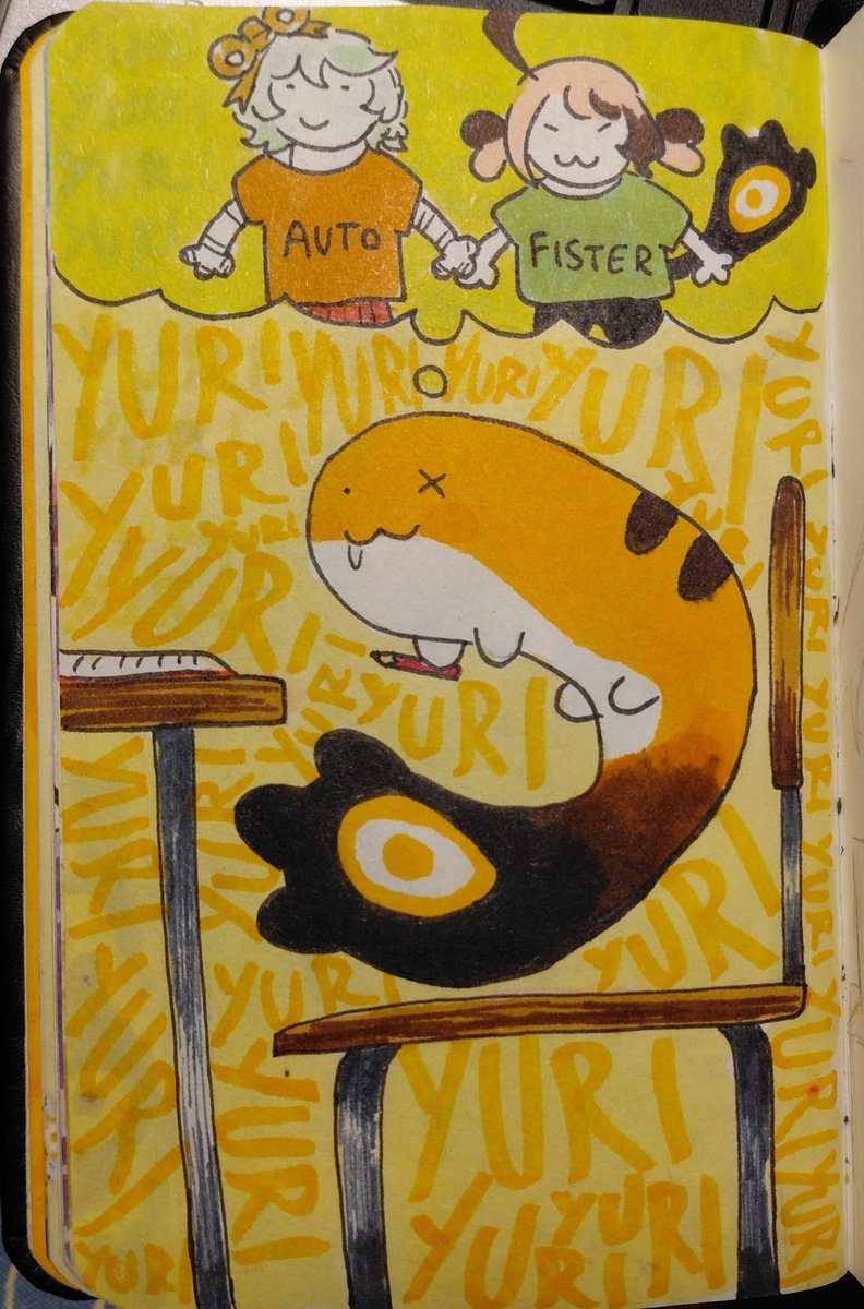 laxia1145524301's tweet photo. Grem with bad posture can't stop thinking about yuri in class (who could this possibly be...)
#Immergination #rkggk #autofister https://t.co/ThhMz71q0R