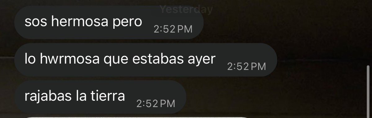 jimealbe's tweet photo. La de tener amigas que te odian recomiendo salteartela mientras mi amiga me dice esto https://t.co/onwXMJRNvR