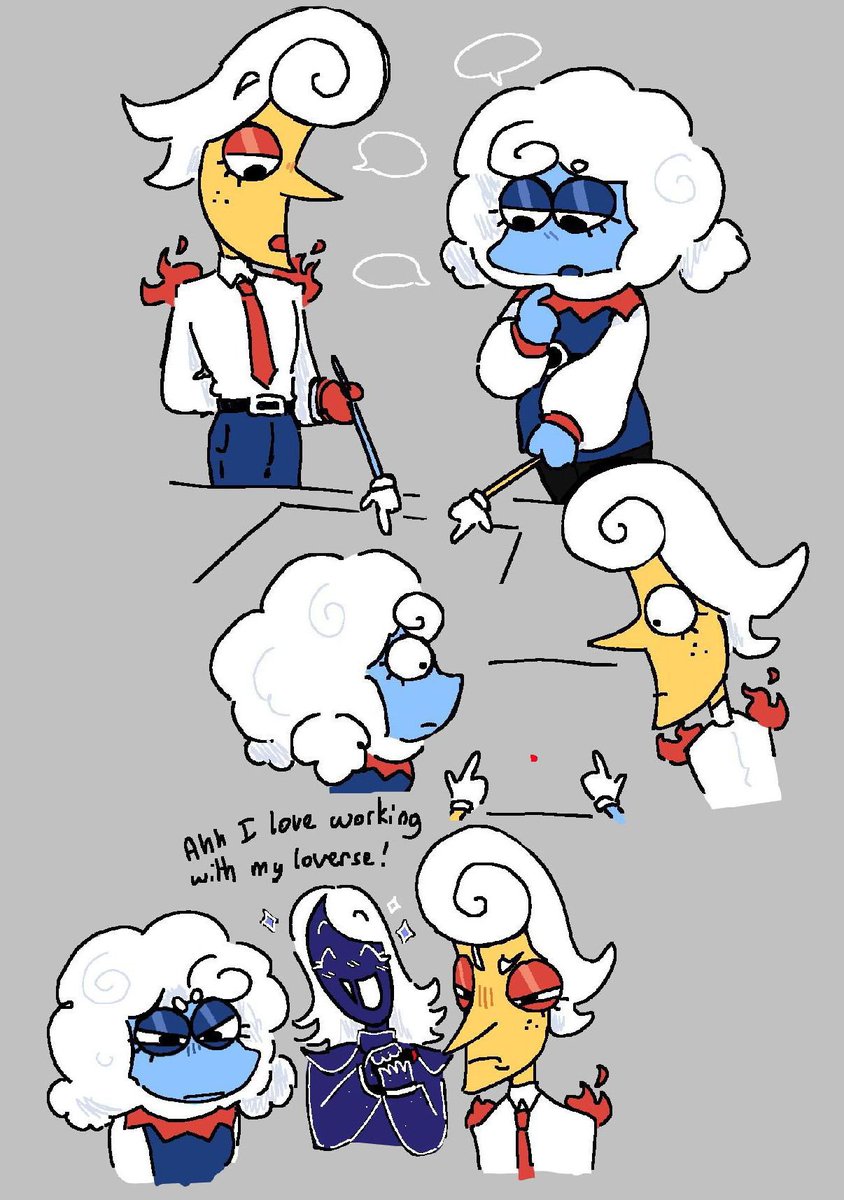toofumandag1rl's tweet photo. I'm just gonna dump a bunch of elnina lanino and rouxls drawings here because idk when to post them and theyre starting to get too old. More rouxls below https://t.co/uk2PnNm4VG