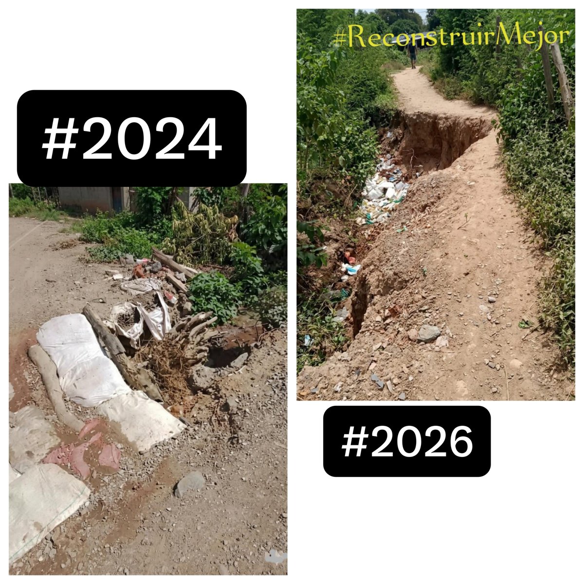 HectorCord58996's tweet photo. #VenezuelaRenaceYAvanza , Año #2024 al #2026 en peores condiciones la entrada principal al Liceo Bolivariano MAURA JUSTINA TAMAYO PÉREZ @delcyrodriguezv @garcesf_ing @InvilaraOficial @mintransporteve @luisreyespsuv https://t.co/bYwq31qShs