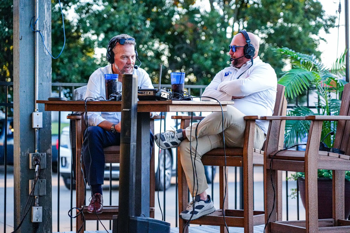 IndStFB's tweet photo. Glad to be back with the @CMalryMallory Show tonight with special guests @bradywilson_6, @nic_yatsko, and @IndStXCTF Coach @B_twice85 

#MarchOn | #LeaveNoDoubt https://t.co/5ZN50MnFOf