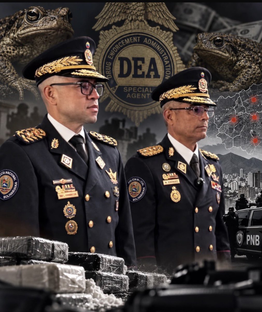 Simonovis's tweet photo. 1. Del Cartel de los Soles al Cartel de los Sapos. Posibles cambios en la PNB: Rubén Santiago, director, y Miguel Domínguez, segundo comandante de la Policía. Queda en evidencia su incapacidad para dirigir la institución.

2. A través del vaciado de los teléfonos de funcionarios de la oficina “antidrogas”, se han identificado narcotraficantes y sus vínculos con grupos policiales.

3. Se tienen ubicados los puntos más importantes controlados por policías delincuentes dedicados a la venta de narcóticos en toda la Gran Caracas.