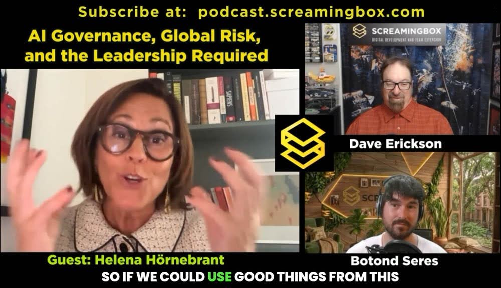 screamingboxcom's tweet photo. Everyone is talking about the breakthroughs and opportunities that AI is bringing to business - but far fewer are talking about the governance vacuum surrounding it and the threats it can pose. In this podcast, Botond Seres and Dave Erickson, are going to…https://t.co/JkFB7YReFC https://t.co/EqXSQu6JEa