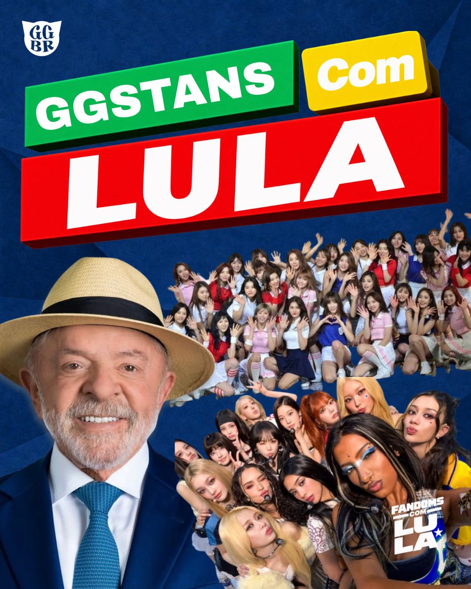 GirlgroupsBR's tweet photo. Vamos juntos! Segundo turno é LULA ⭐️🇧🇷

 #FandomsComLula https://t.co/C0HPvwPVwZ