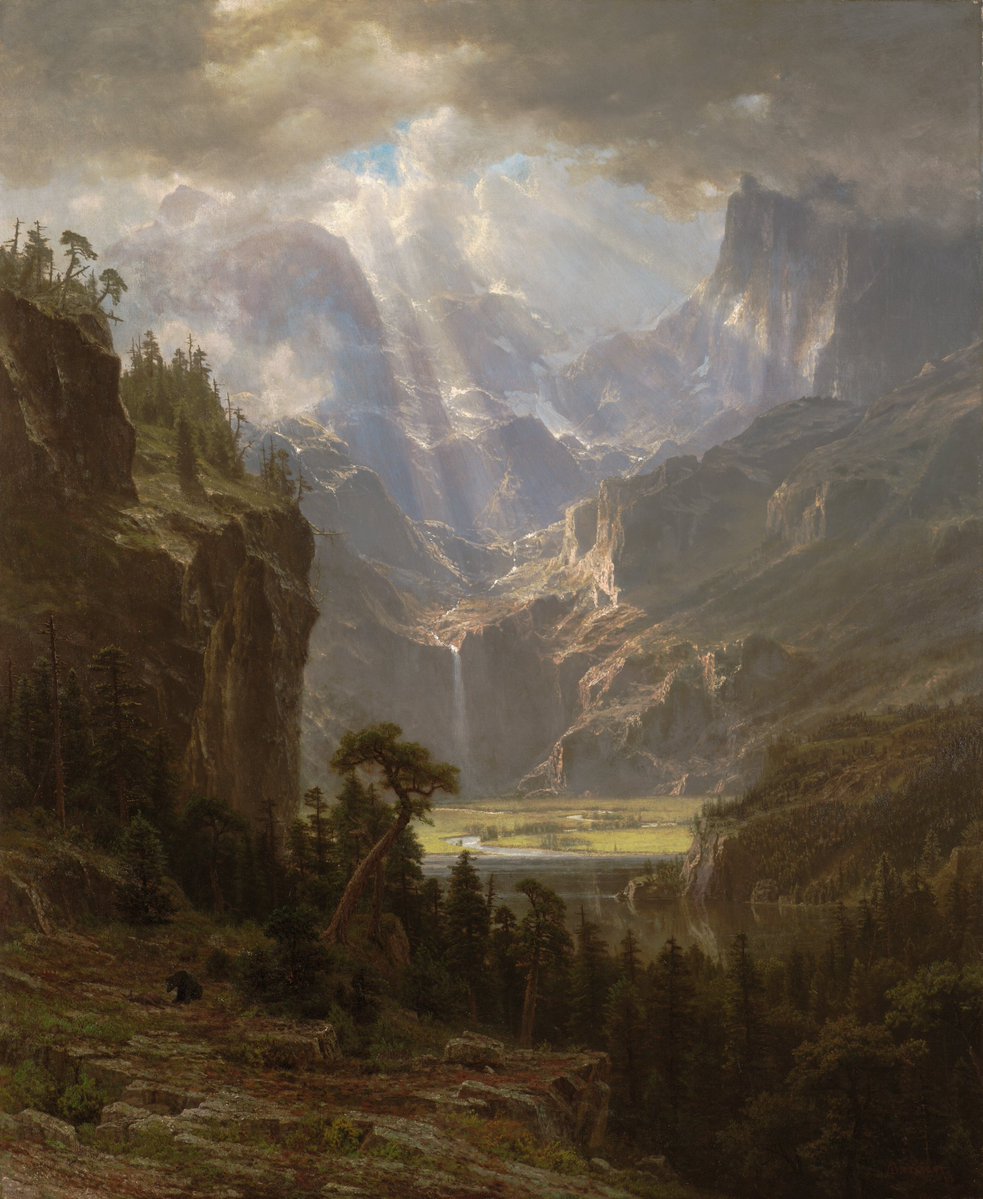 DailyClassicArt's tweet photo. Albert Bierstadt - "Rocky Mountains, Lander's Peak" (1863) https://t.co/mqh8rMiBDa