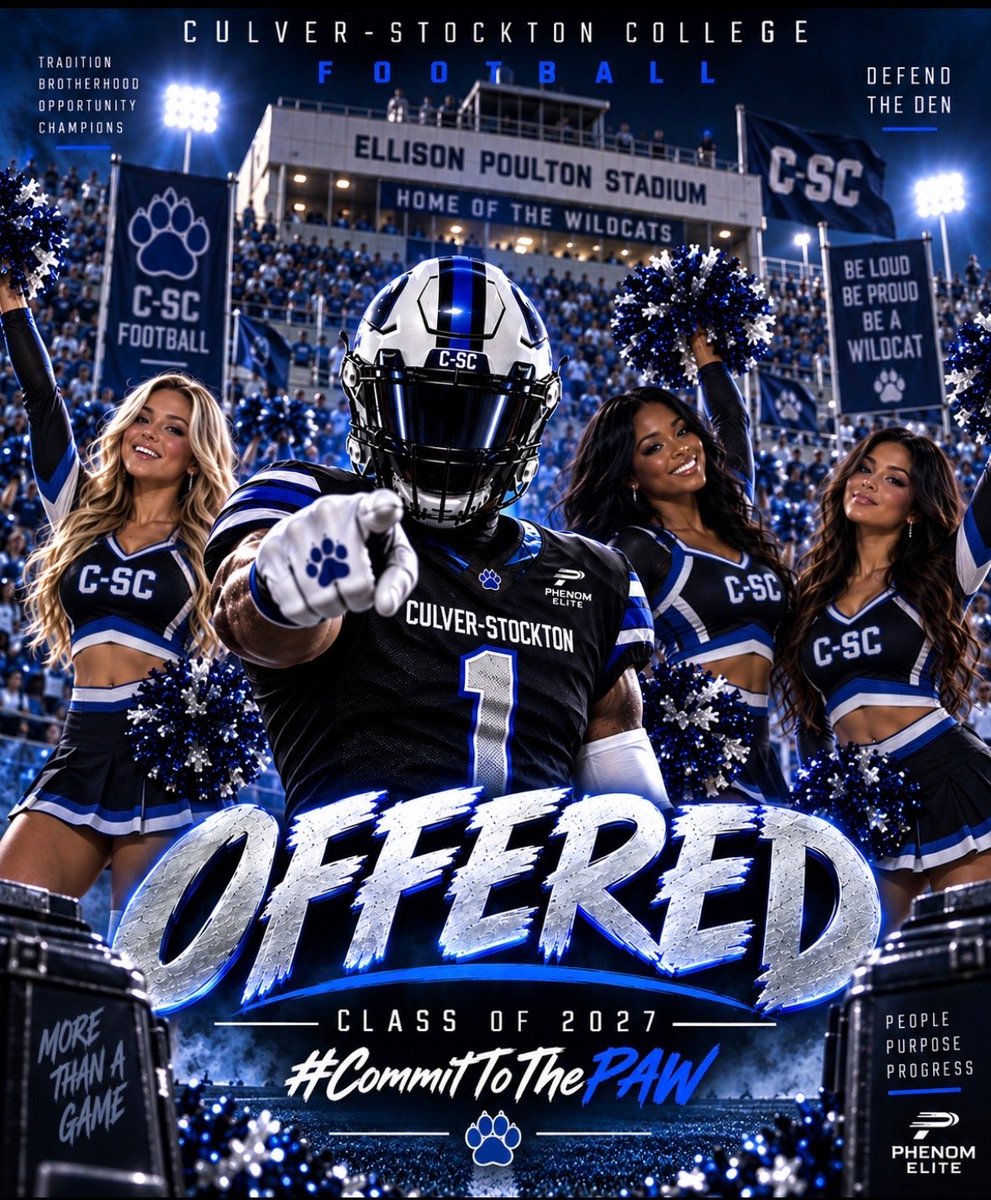 BrysonJ2027's tweet photo. Blessed to receive an offer from @CSCwildcatsFB #AGTG #GoWild #Family @CoachCutshaw @GATABHSdevils @RecruitGeorgia @n_parrott478 @RecruitNE_GA @BallCoachHP @NEGARecruits @CalebSisk_ @GAPrepVarsity @BrandonHuffman @sixstarfootball @GoVyralX @WGASportsNation @247recruiting @NwGaFootball