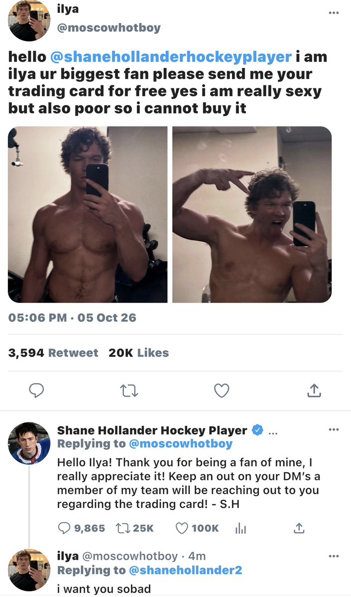 mysweetbuny's tweet photo. Ilya wants Shane Hollander trading Card https://t.co/fzqu2M9L8a