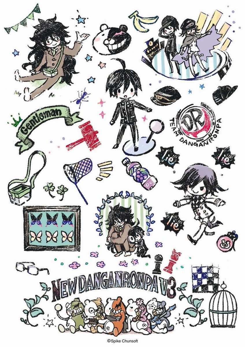 kaedechu_'s tweet photo. I LOVE these official v3 arts this artist literally has the cutest artstyle ever https://t.co/iUq57fyhCR