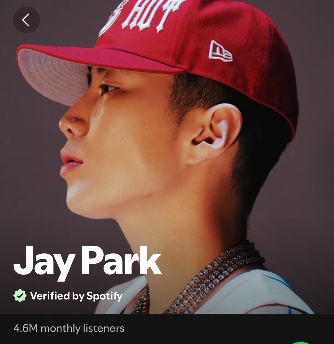 aomgh1ghrarea's tweet photo. Jay Park 4.6 million monthly listeners on Spotify😄 https://t.co/aKDnidhxOE