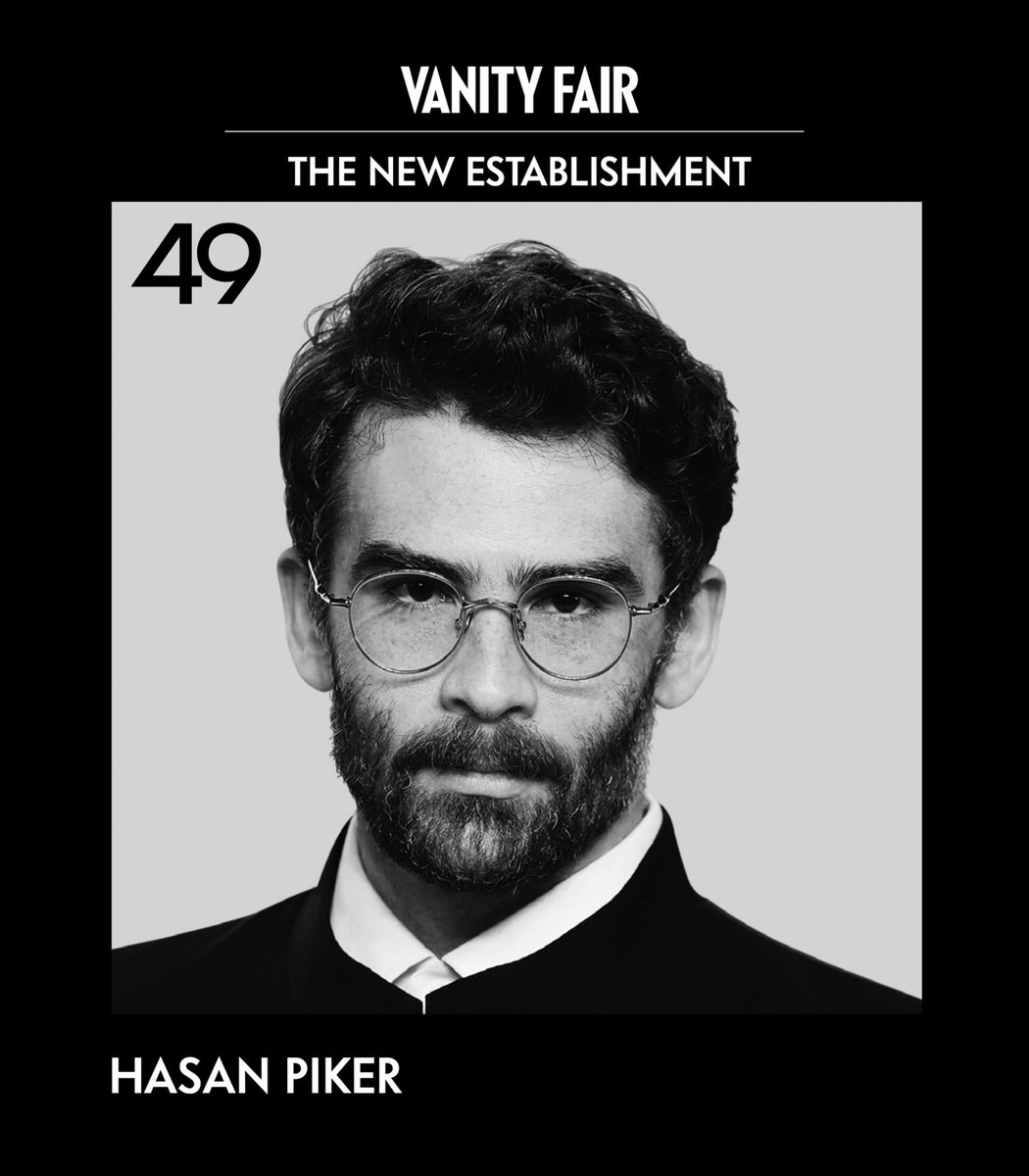 platcornweb's tweet photo. HasanAbi, Vanity Fair’ın 2026’nın En Güçlü 50 İsmi listesinde 49. sırada yer aldı.

Papa 14. Leo, Elon Musk, Sam Altman, Jensen Huang, Zohran Mamdani ve Christopher Nolan gibi isimlerin bulunduğu listede HasanAbi, yer alan tek yayıncı ve influencer oldu. https://t.co/vPMJdsXD6b