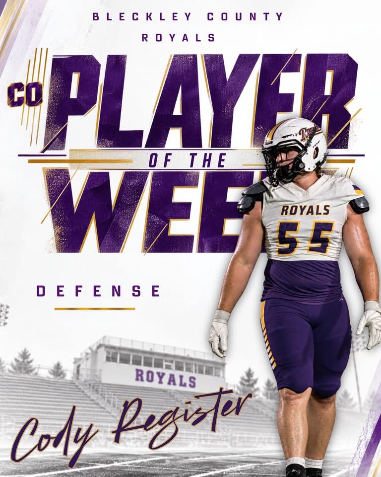CRegister_2028's tweet photo. Defensive Player of the Week 
Bleckley County 42 – Swainsboro 17
Thankful for my coaches and teammates who push me every day. 
Keep working. Keep improving. Keep stacking days.

https://t.co/x59HHFhat8

@von_lassiter @CoachManning_54 @CoachNDavis1 @T_Kinsler384 @RoyalsFootball1 @Velocity_XP @Velocity_FB  @clarkbrooks_On3 @a___ray @Coach_King01 @EvanMckissack @AhmirGibson @AGEDITS32 @Big_Glitch @CoachSantana_ @TaylorBrownFAU @HunterMacKay_ @DLcoachbeck @2_adjames @Ga_Gridiron @RecruitGeorgia @sixstarfootball @Wade_Register @PlayBookAthlete
