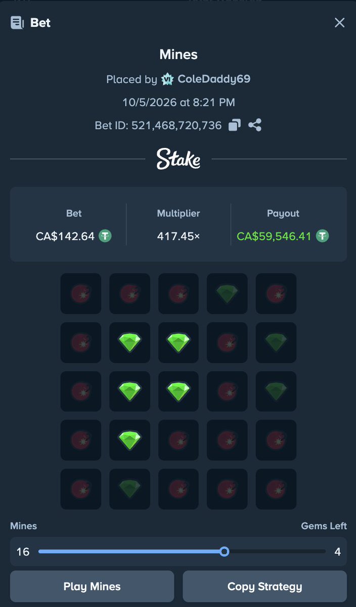 ThatsProfitCole's tweet photo. $500 to $71,000 BANGGGGG THATS PROFIT PAPA💰

$1,000 USDT GIVEAWAY 💸

- Follow our Stream -> https://t.co/cetq1SZybl
- Comment @Stake username / USDT Addy

Picking Winners in 36 Hours GL BIG BOY NATION!!🫡 https://t.co/UKuQXqLdw1