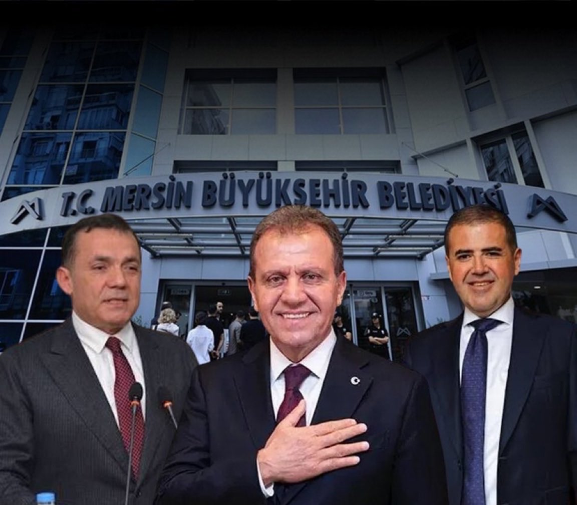 ZamHaberAjans's tweet photo. Vahap Seçer dahil 50 şüpheliye tutuklama talebi: 

Mersin Büyükşehir Belediye Başkanı Vahap Seçer ile Yenişehir Belediye Başkanı Abdullah Özyiğit ve Mezitli Belediye Başkanı Ahmet Serkan Tuncer’in de aralarında bulunduğu 60 şüpheliden 50’si tutuklama talebiyle hakimliğe sevk edildi. 10 şüpheli için ise adli kontrol istendi.