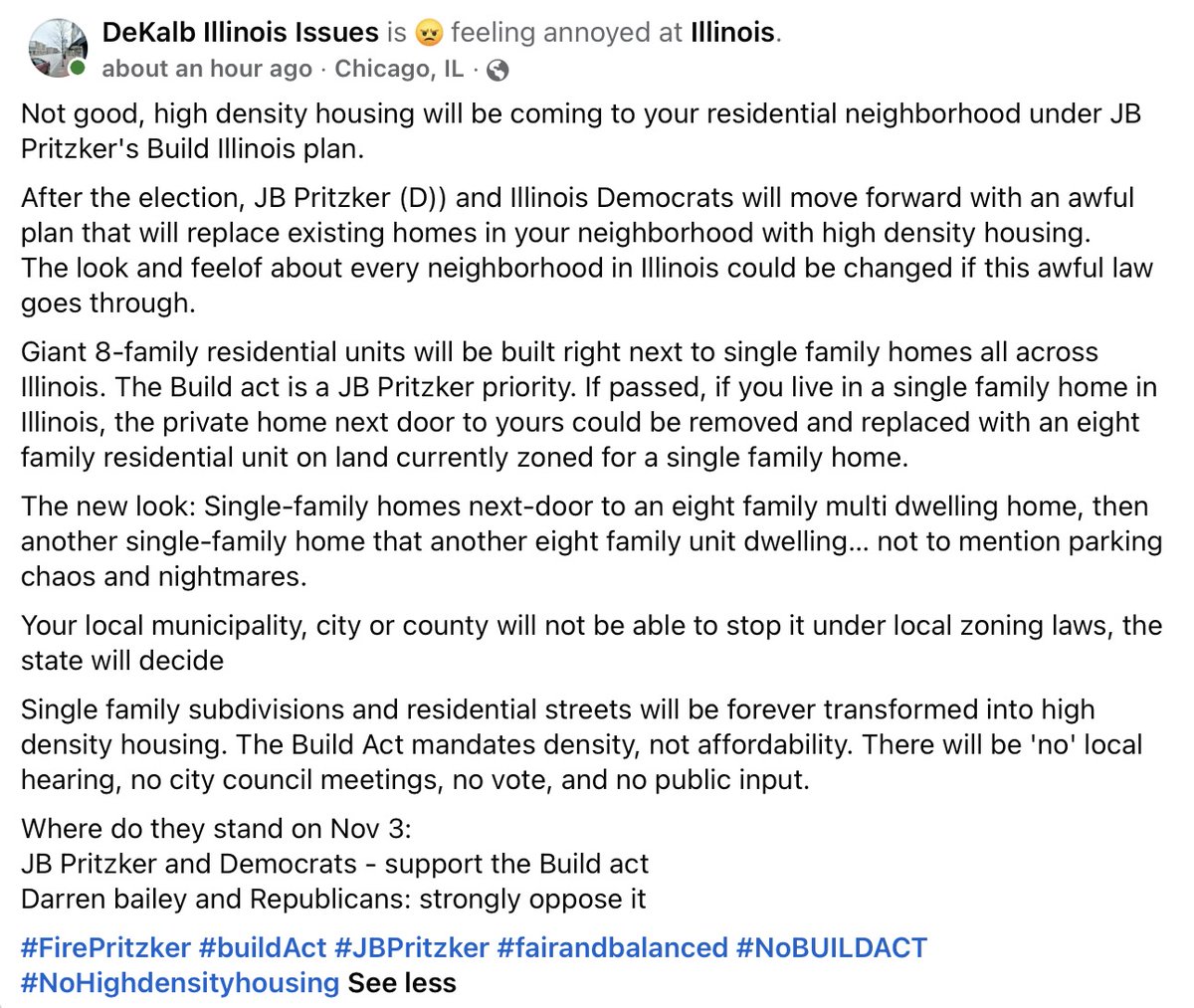 Shannon07905149's tweet photo. ‼️ ILLINOIS: Want to re-elect JB Pritzker?
Look what JB wants to build in residential neighborhoods across Illinois. You didn't' think the migrants would remain improperly housed did you? 
It's not just a "city problem."
It's time to open your hearts &amp; your 'hoods!
💥or VOTE RED! https://t.co/0P2yXuJq8c
