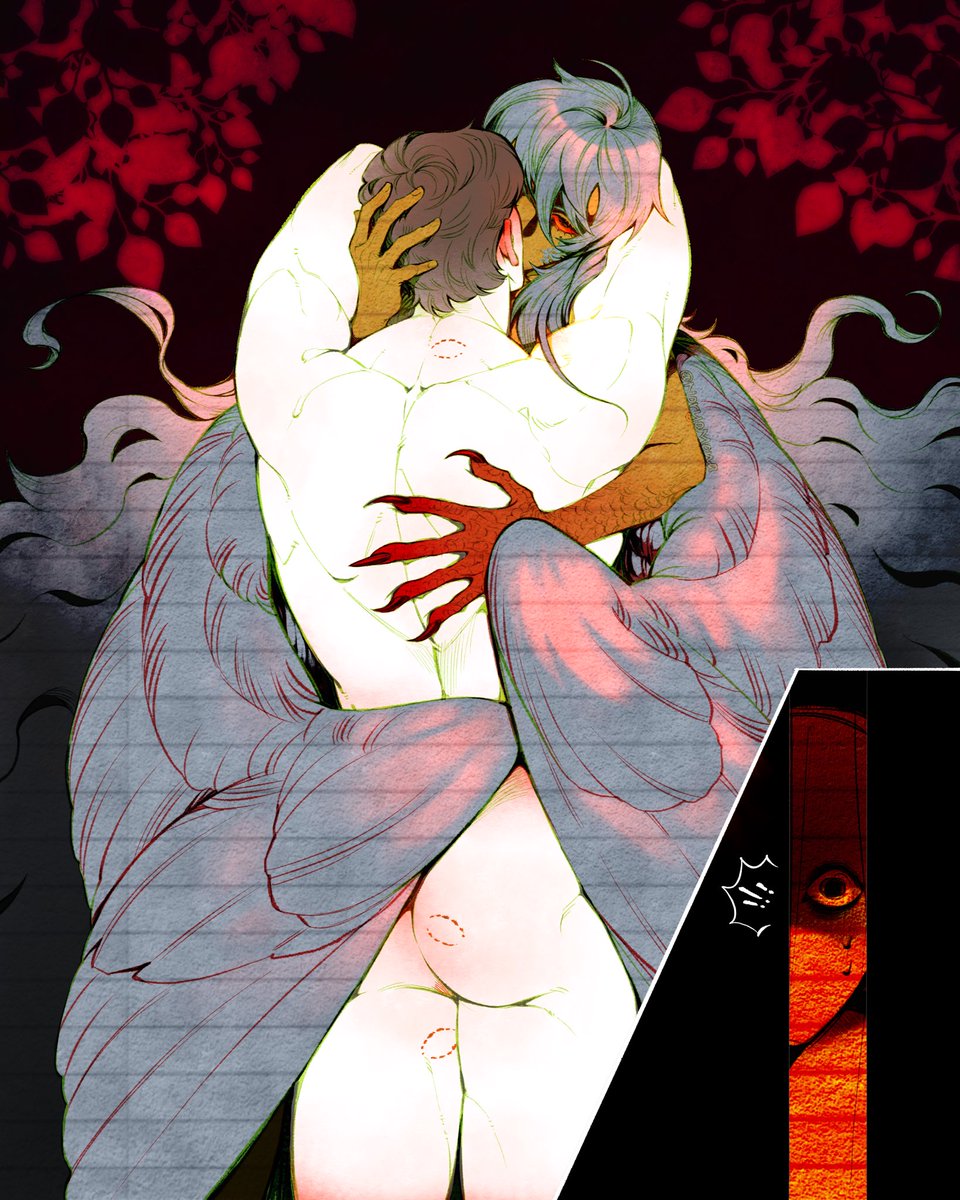NoryoMona's tweet photo. -OC- ARTHUR &amp; LUCIUS (the siren)-🫅🏻a prince and a siren 🪽💘 https://t.co/HwaAQAbngu