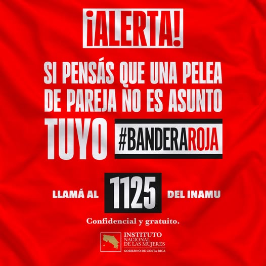 PANI_CR's tweet photo. La violencia contra las mujeres no es un asunto privado. 🚩🚫
Si una situación te preocupa, no mirés hacia otro lado ni asumás que alguien más actuará.
☎️ Informate sobre cómo apoyar llamando al 1125 del #INAMU, es confidencial y gratuito. https://t.co/WsK9QYBDVU