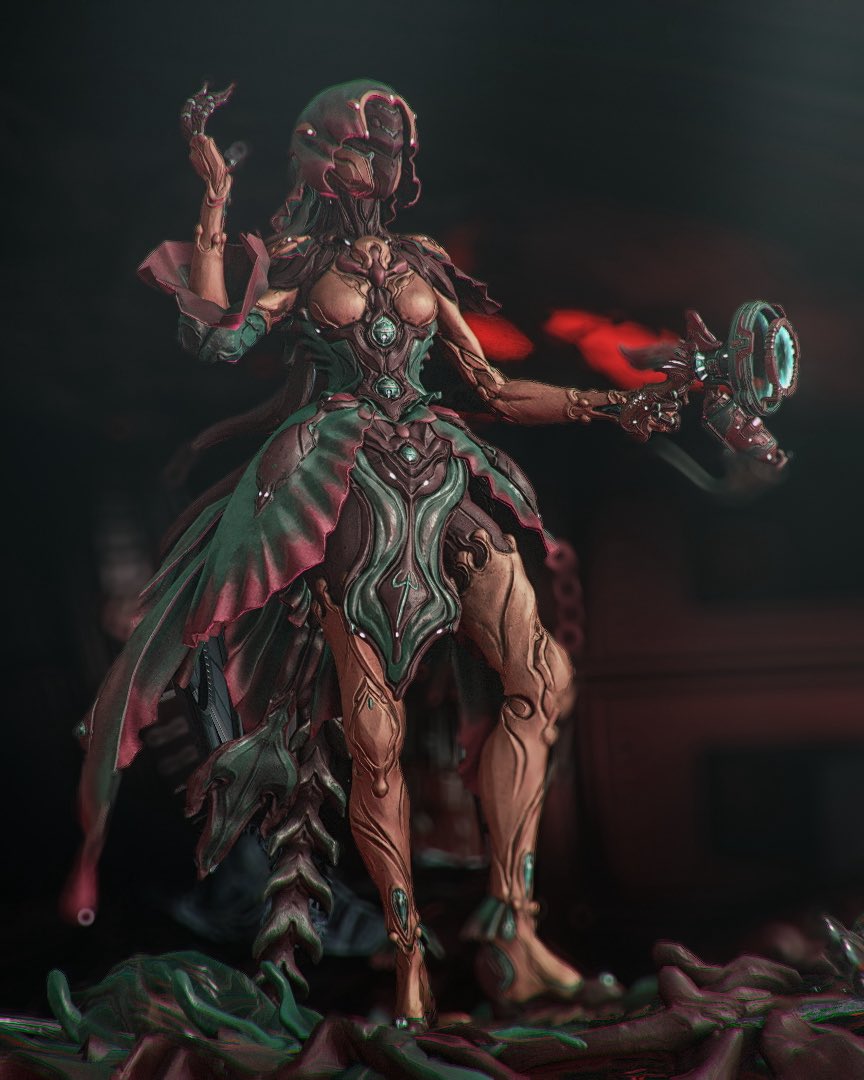 vernworth's tweet photo. i have been having lots of fun on warframe. i have played way too many hours in the last 5 days. i love that there is a photo mode and i get to skate around on my little friend and kill stuff as the cutest girl in the world https://t.co/gPrKuSZhLF