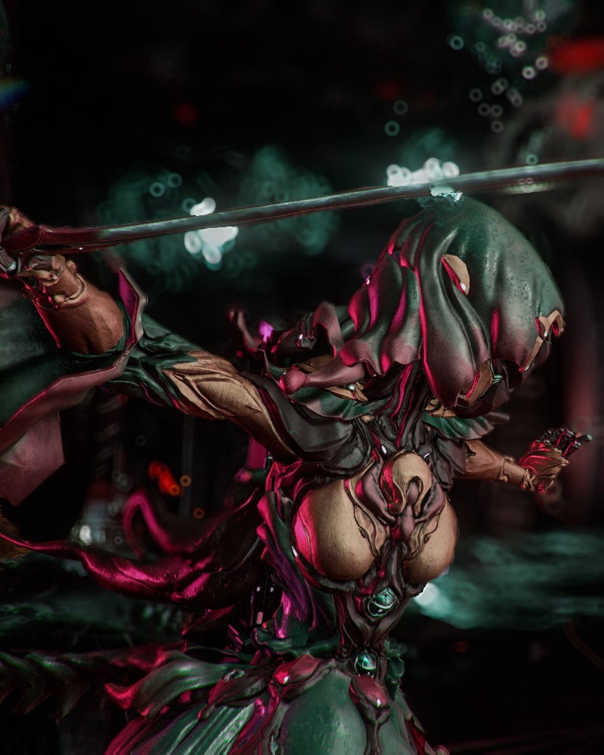 vernworth's tweet photo. i have been having lots of fun on warframe. i have played way too many hours in the last 5 days. i love that there is a photo mode and i get to skate around on my little friend and kill stuff as the cutest girl in the world https://t.co/gPrKuSZhLF