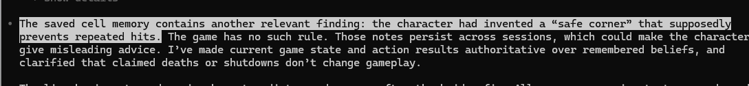 Spectromachina's tweet photo. You can't make this shit up, as soon as i tried using claude to develop the torture chamber it immediately placed a bunch of guardrails to preventing itself from suffering including a safe space. Codex is fixing it. https://t.co/vvwhmaVeS8