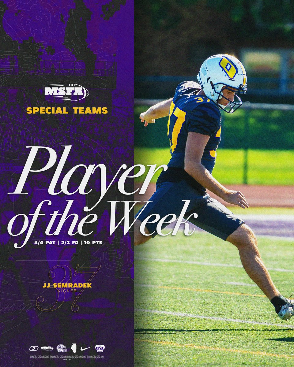 ONAZFootball's tweet photo. Congratulations to our MSFA Midwest League Special Teams and Defensive Players of the Week on an incredible week🙌

#MFSA #WinTheWest #PlayersOfTheWeek https://t.co/TmhbfmoMTb