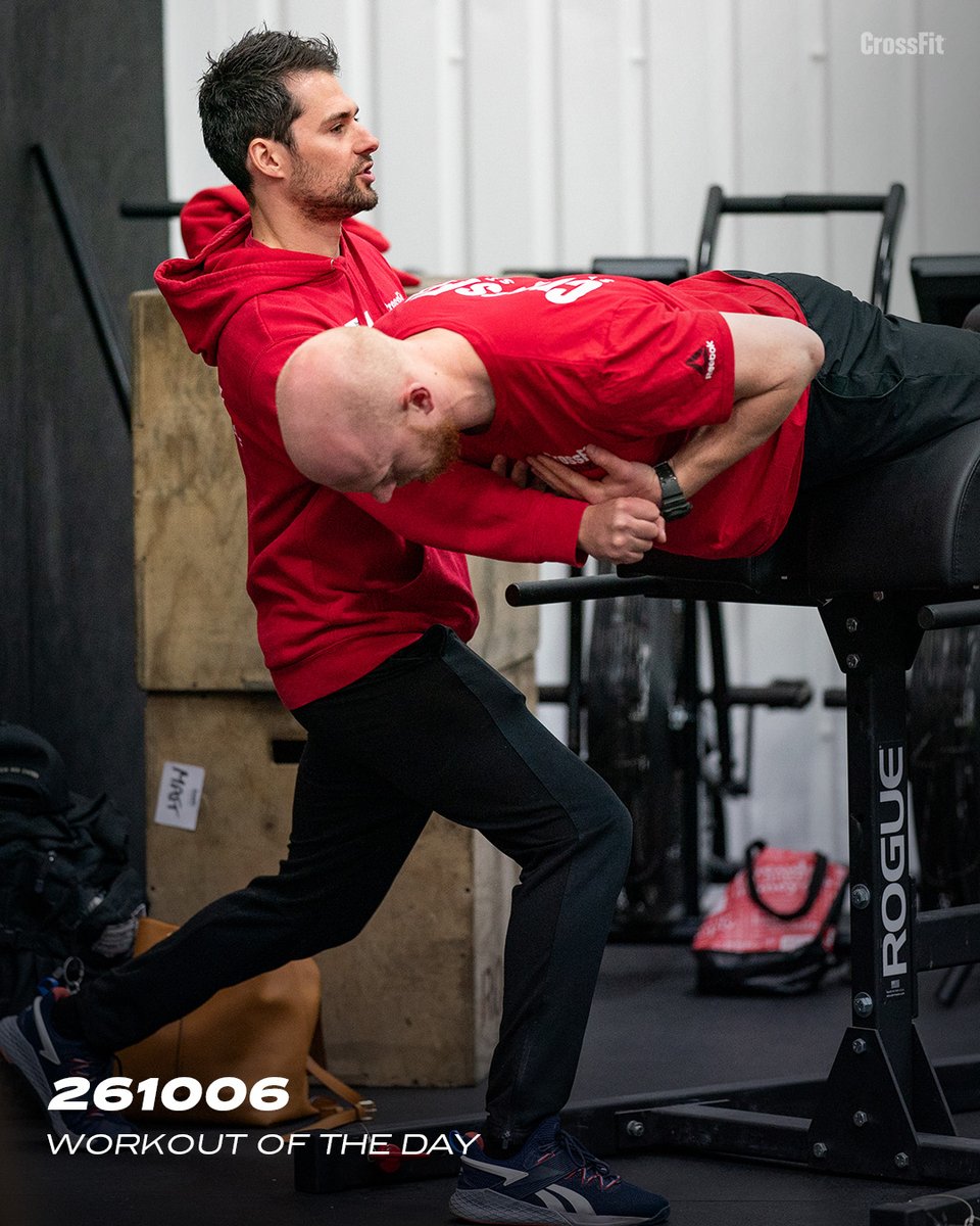 CrossFit's tweet photo. Workout of the Day
Tuesday 261006

For time:
1,600-meter run
100 GHD sit-ups
100 back extensions
1,600-meter run

Partition the sit-ups and back extensions any way.

Post time to comments.

📍Level 1 Seminar at CrossFit Central London

#CrossFit #WorkoutoftheDay https://t.co/PGf7iRUhX9