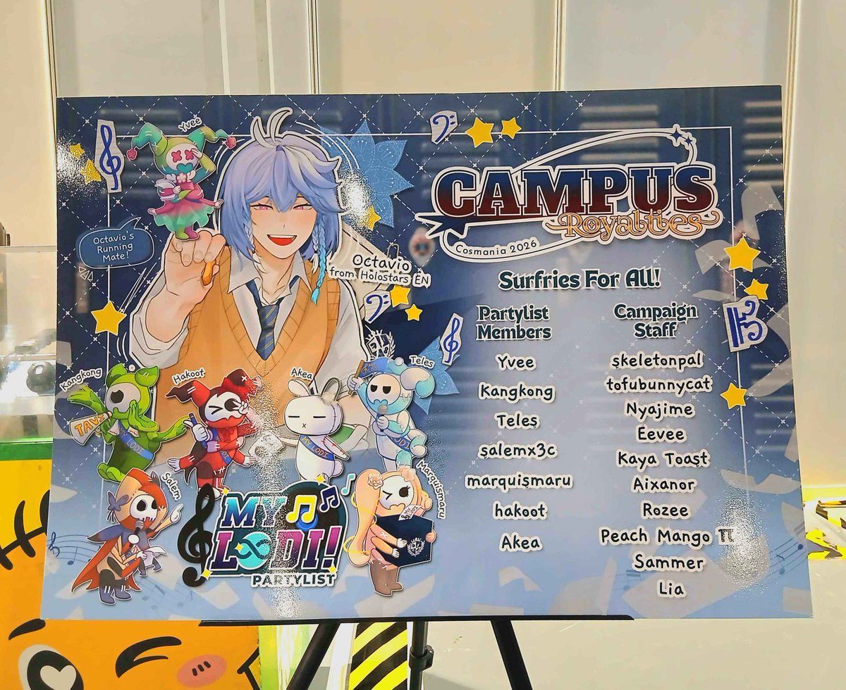 PHpoppet's tweet photo. Thank you for showing up, MY LODIs!

We hope you enjoyed the free flavored fries and had fun spending time with our pogi Maestro during Day 2 of Cosplay Mania 2026! OmO

To everyposse who made this possible—you guys are the best🫰

#CampusRoyalties2026 #MYLODIPartylist #holocheer https://t.co/AC7dLM2ScD